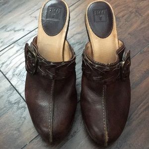 Frye mules size W8.5